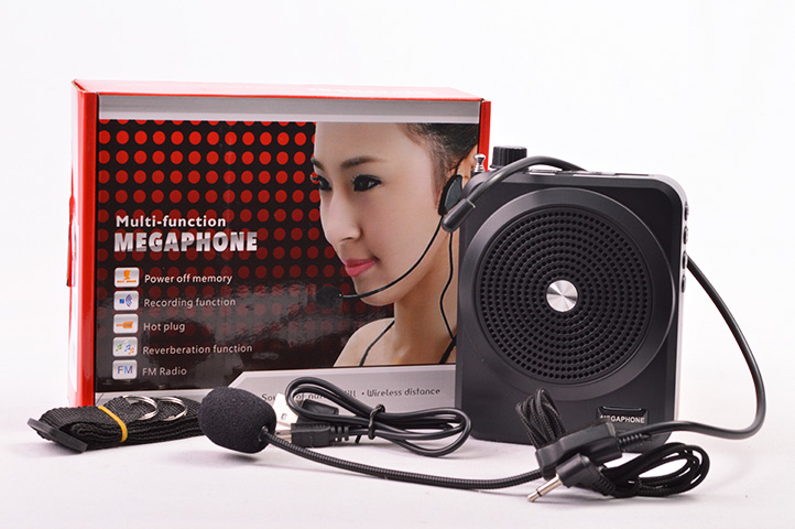 Megáfono Amplificador de Voz Parlante Bluetooth con Micrófono Diadema  GENERICO