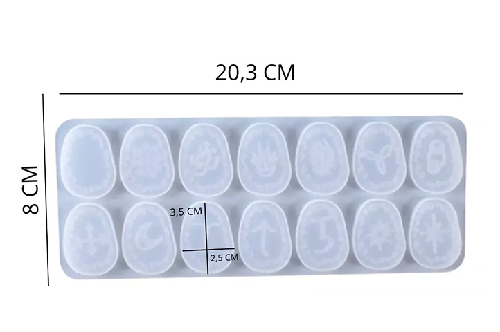 MOLDES DE SILICONA: MOLDE SILICONA p/RESINA PORTA TARJETA BM1780 (CNA)