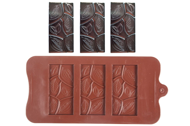 Moldes de silicona chocolate o masa: MOLDE SILICONA p/3 TABLETAS