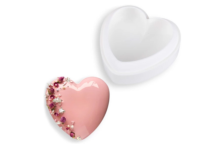 Molde de silicona para tortas forma de corazón - 1000Variados