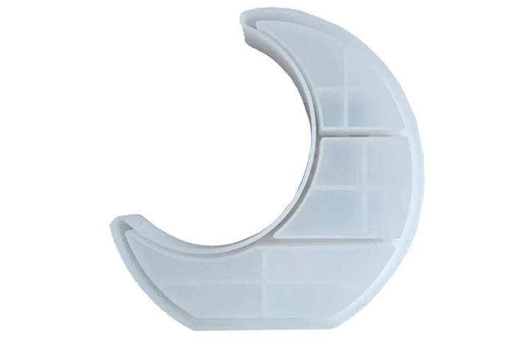 Molde de silicona - pendientes rectangulares motivo luna - resina epoxi -  Perles & Co