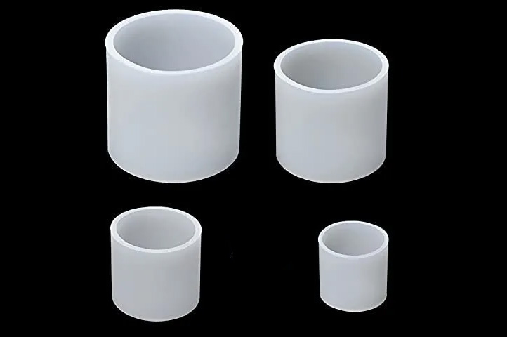 Moldes de silicona para hacer velas, moldes de silicona cilíndricas de 4  pulgadas, 3.5 pulgadas, 2.5 pulgadas y 2 pulgadas, moldes de resina epoxi
